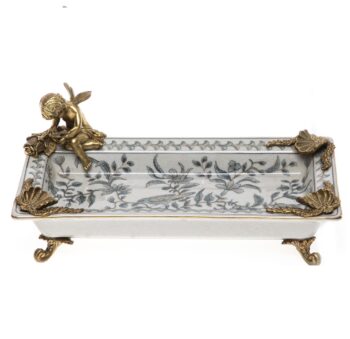 Блюдо с ангелом 26*14*11см C191C/X1131EG — изображение 2