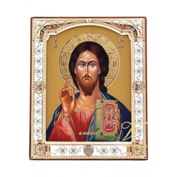 Икона Иисус Христос на стекле16*20см