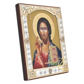 Икона Иисус Христос на стекле16*20см — изображение 2